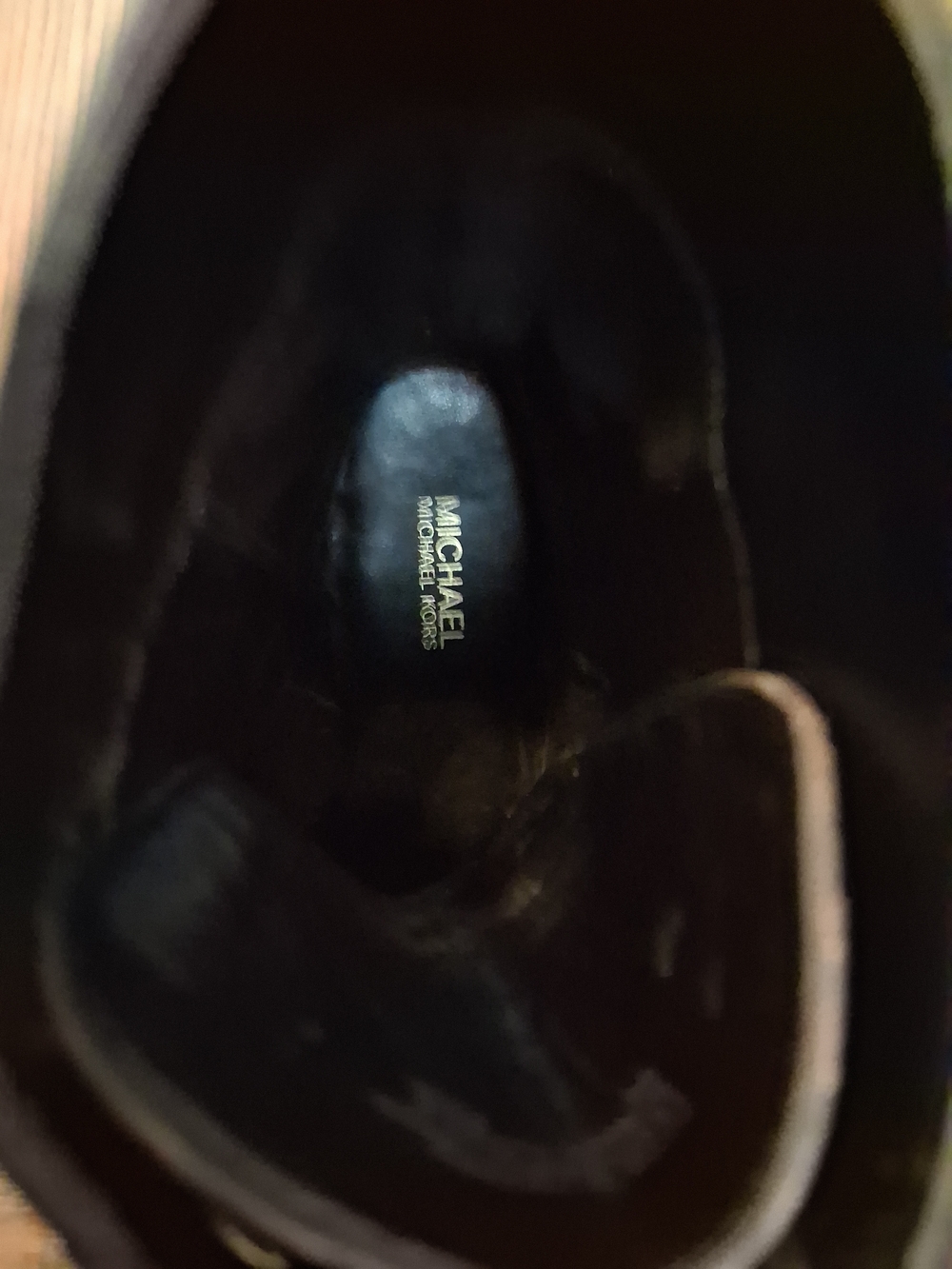 Michael Kors Black Lace-Up Platform Ankle Boots Sz 6.5 NWOT - Picture 8 of 12